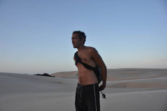 Fim de tarde sobre as dunas no Delta do Parnaíba, na fronteira dos estados do Piauí e Maranhão